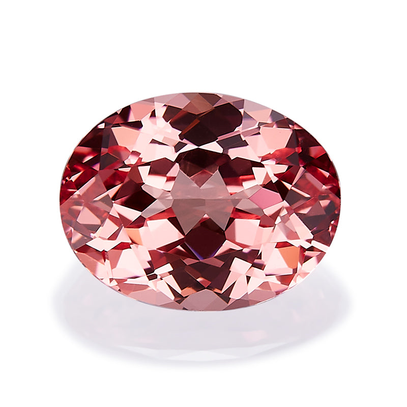 Pink Oval-Cut Loose Lab-Grown Diamond