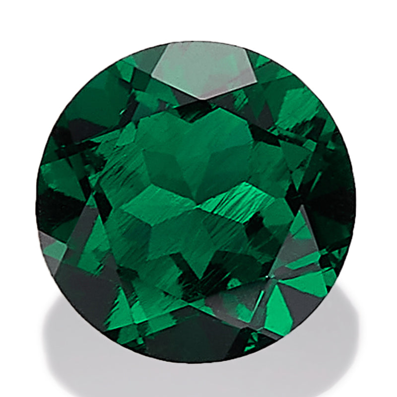 Emerald Round-Cut Loose Lab-Grown Diamond