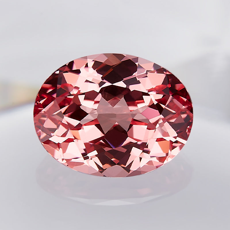 Pink Oval-Cut Loose Lab-Grown Diamond