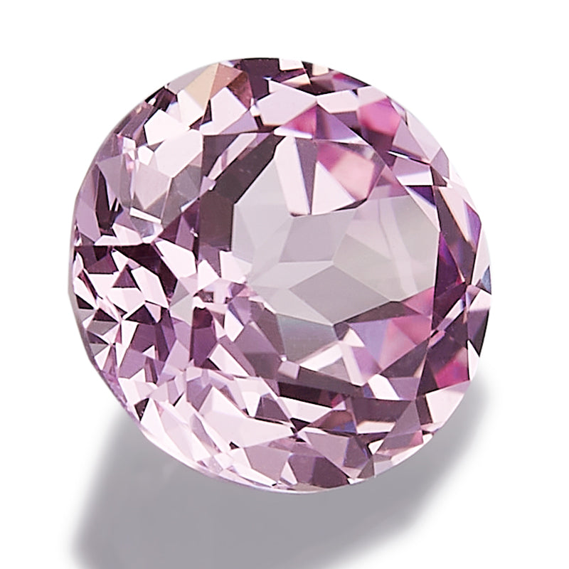 Pink Round-Cut Loose Lab-Grown Diamond