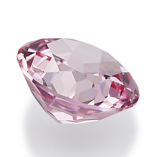 Pink Round-Cut Loose Lab-Grown Diamond