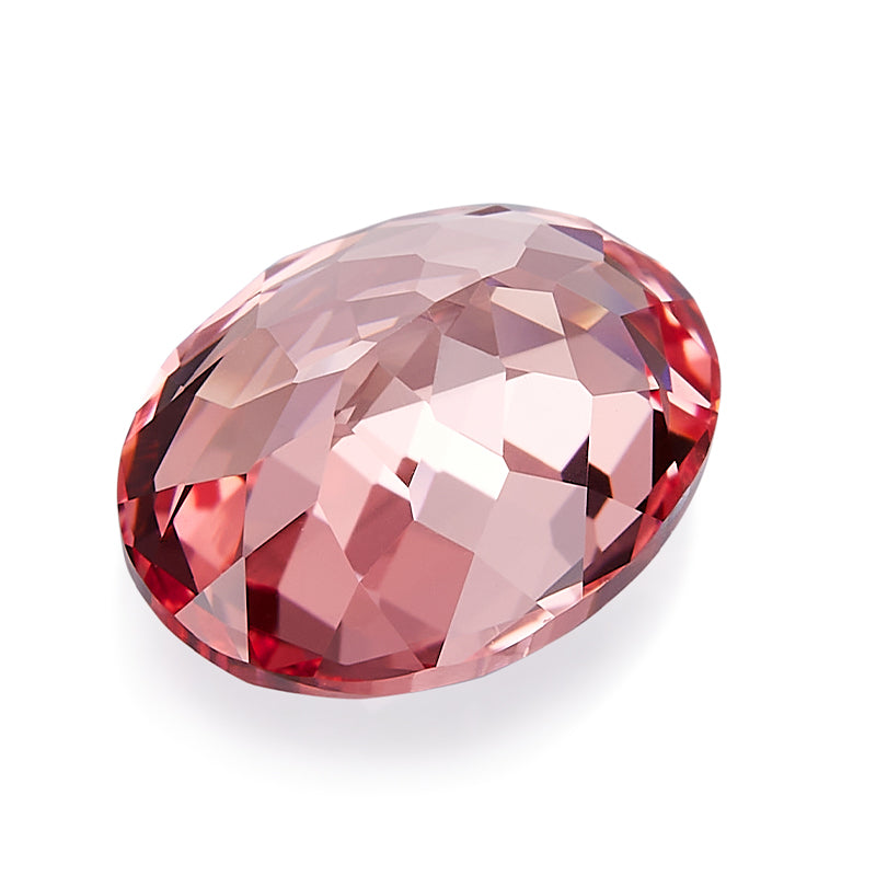Pink Oval-Cut Loose Lab-Grown Diamond