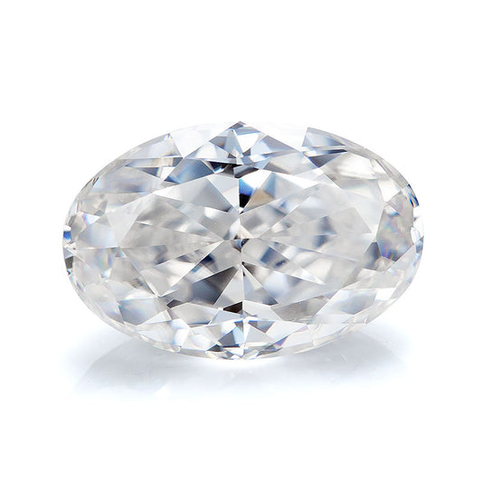 Clear Oval-Cut Moissanite Loose Stone