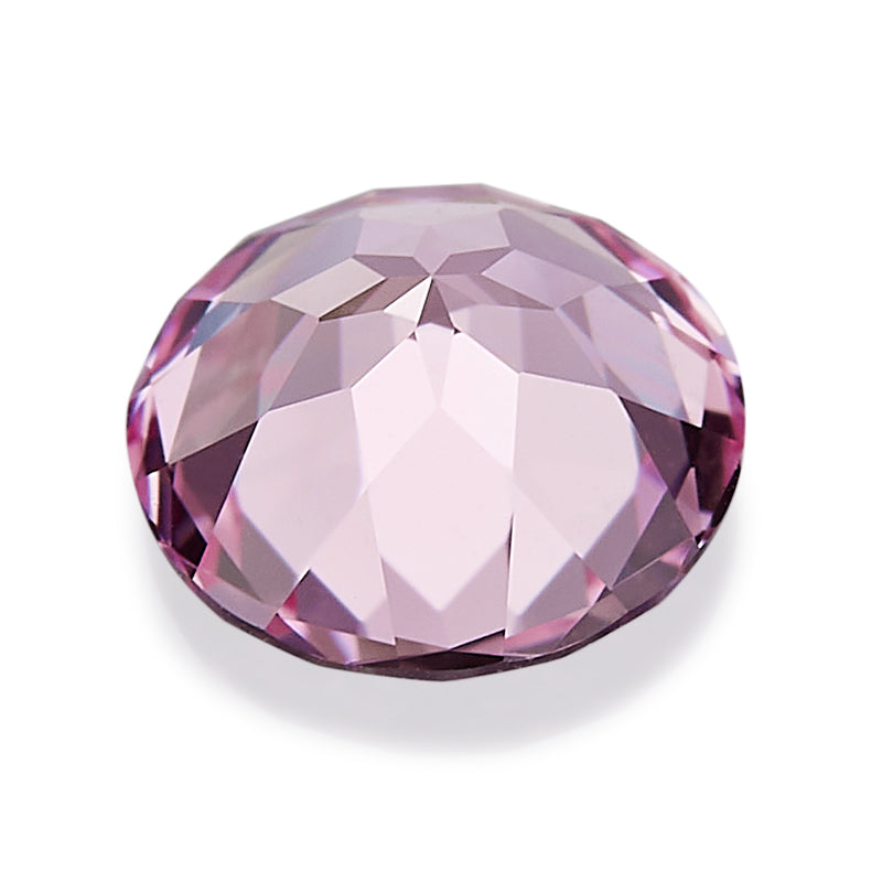Pink Round-Cut Loose Lab-Grown Diamond