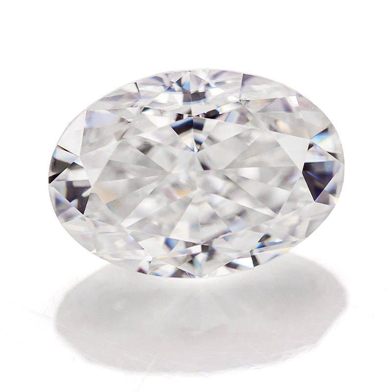 Clear Oval-Cut Moissanite Loose Stone
