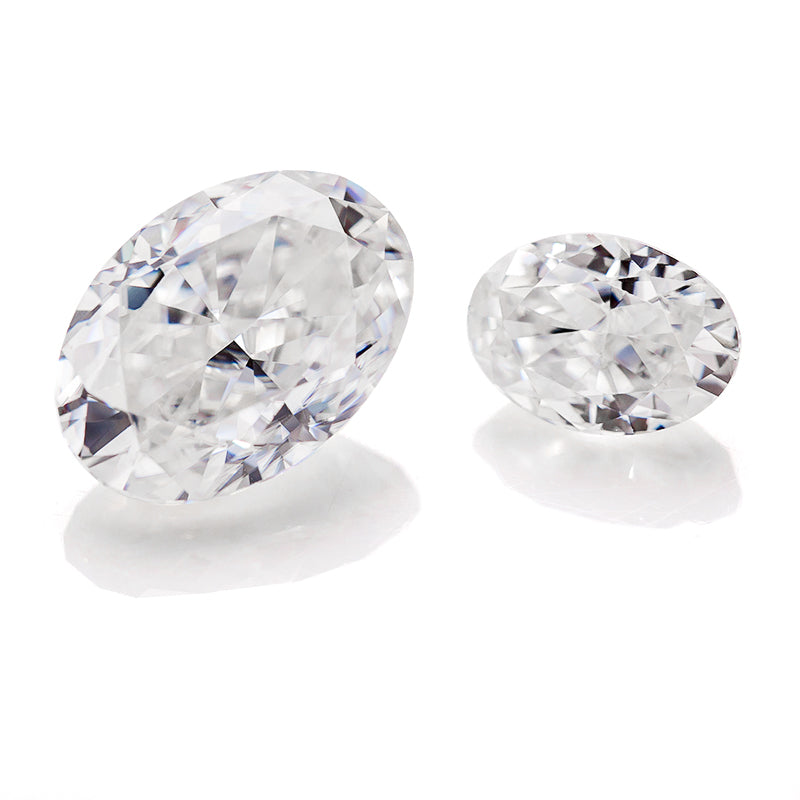 Clear Oval-Cut Moissanite Loose Stone