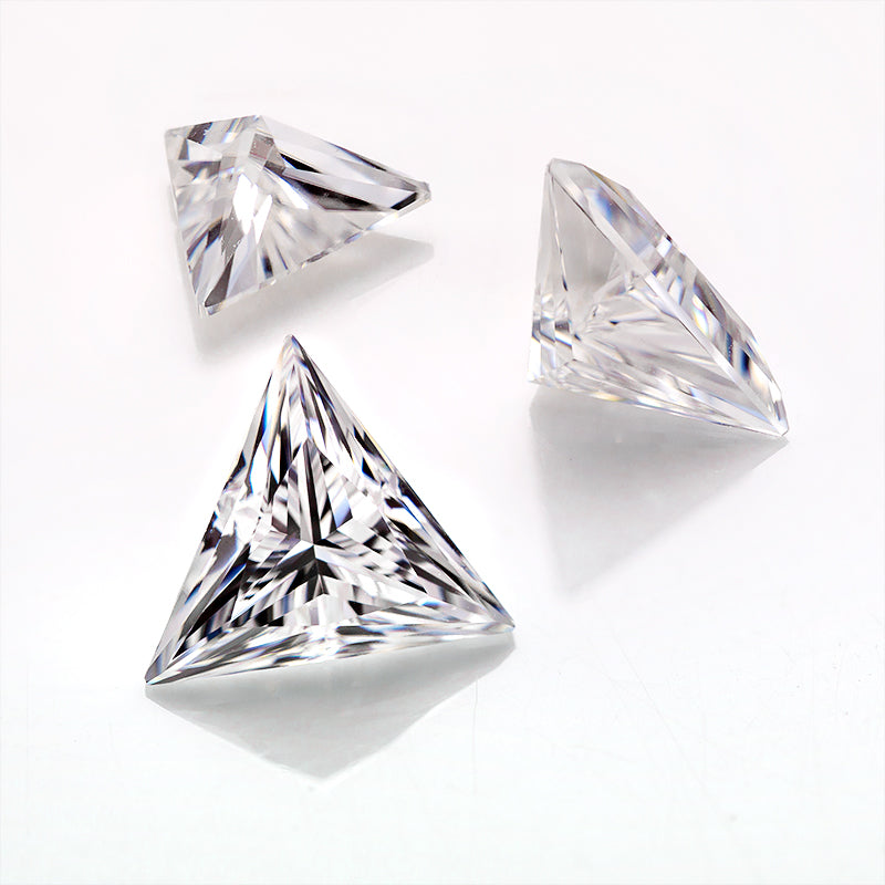 Sophisticated Trebly-Cut Moissanite Loose Stone
