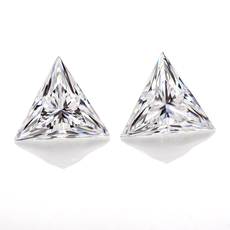 Sophisticated Trebly-Cut Moissanite Loose Stone