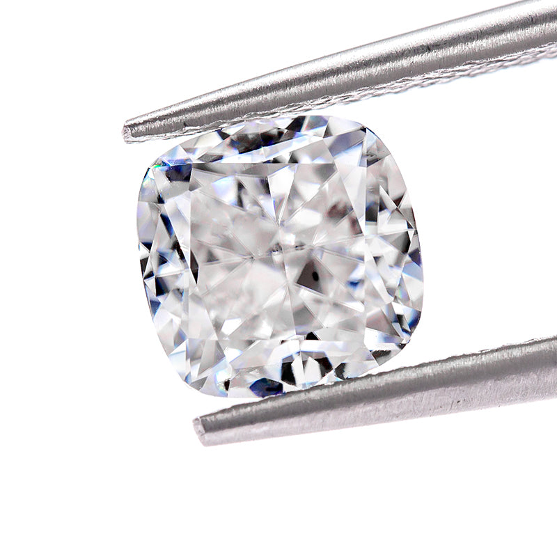 Simple Princess-Cut Moissanite Loose Stone