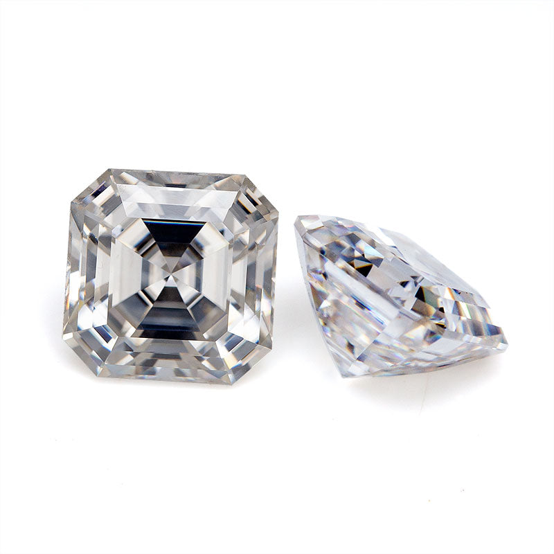 Refined Asscher-Cut Moissanite Loose Stone