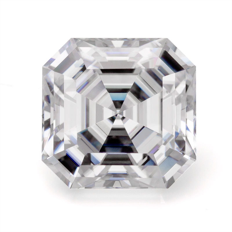 Refined Asscher-Cut Moissanite Loose Stone