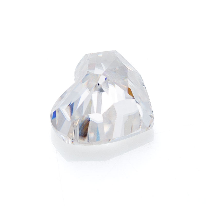 Warm Heart-Cut Moissanite Loose Stone