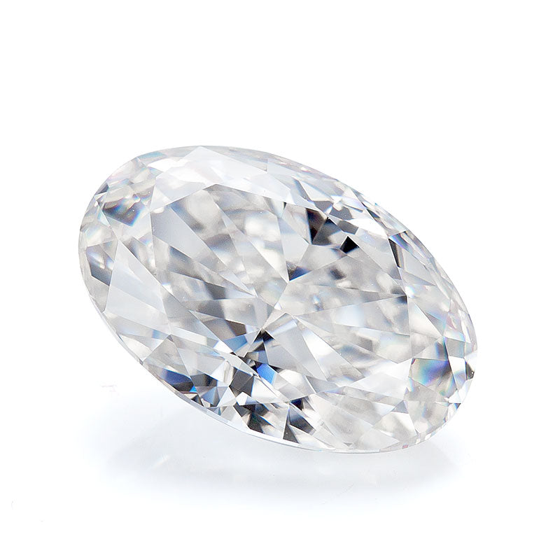 Clear Oval-Cut Moissanite Loose Stone