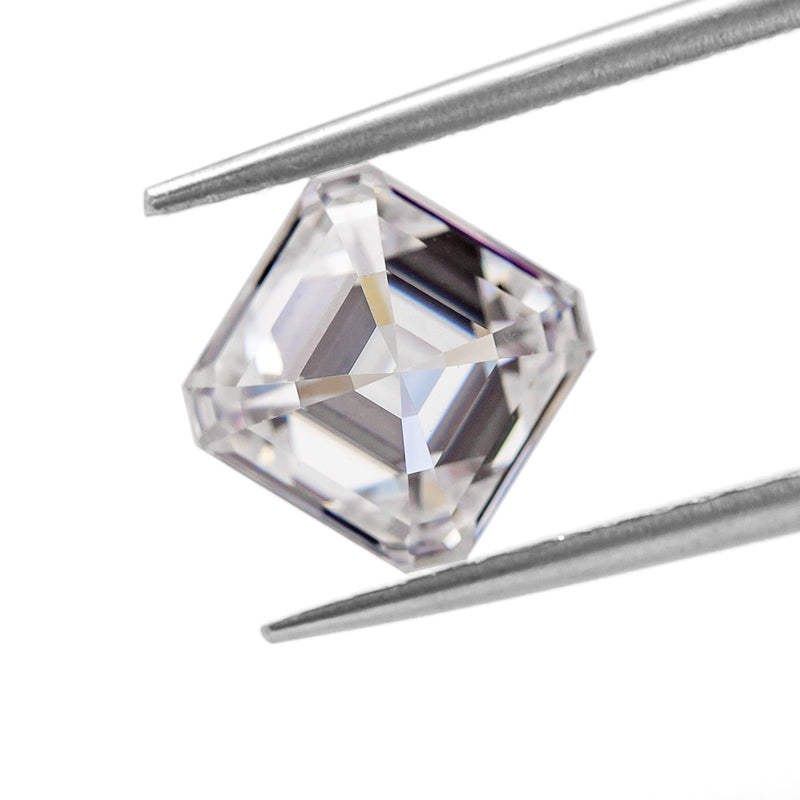 Refined Asscher-Cut Moissanite Loose Stone