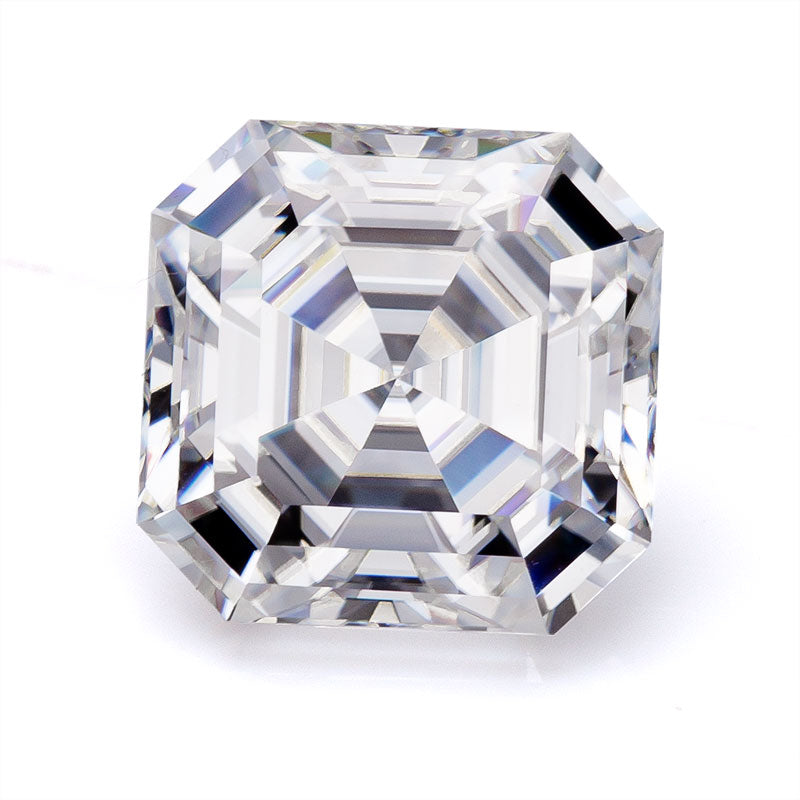 Refined Asscher-Cut Moissanite Loose Stone