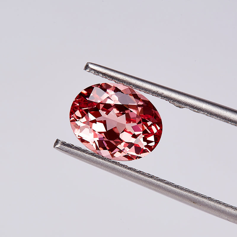 Pink Oval-Cut Loose Lab-Grown Diamond