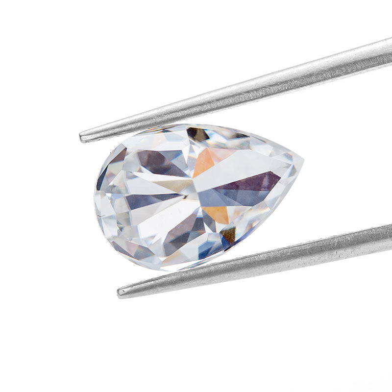 Modern Pear-Cut Moissanite Loose Stone